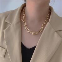 Zink Alloy Chain Necklace, Bärbara, fler färger för val, 44cm, Säljs av PC