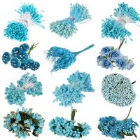 Plastic Artificial flowers, handmade, different color and pattern for choice & DIY & more sizes for choice, more colors for choice, 1-11mm, Sold By Bag