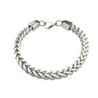 Stainless Steel Jewelry Bracelet, plated, for man, 6mm, Sold Per Approx 8.26 Inch Strand