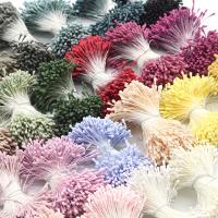 Sztuczny kwiat dekoracyjny, Suszonych kwiatów, Ręcznie robione, inny kolor i wzór do wyboru & DIY, mieszane kolory, 1mm, sprzedane przez torba
