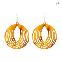 Acrylic Drop Earring, fashion jewelry & for woman, more colors for choice, Sold By Pair
