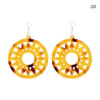 Acrylic Drop Earring fashion jewelry & for woman Sold By Pair