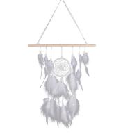 Fashion Dream Catcher Iron with Feather durable & cute white Sold By PC