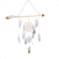 Fashion Dream Catcher Iron with Feather durable beige Sold By PC
