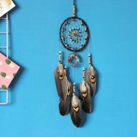 Fashion Dream Catcher Iron with Feather durable dark brown Sold By PC