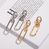 Zinc Alloy Drop Earrings UV plating durable Sold By Pair