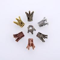 Zinc Alloy Jewelry Beads Crown plated DIY Approx 2.5mm Sold By Lot