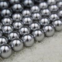 Perles de coquille colore naturelle, avec Shell Pearl, Rond, Placage, DIY & multiple tailles pour le choix, plus de couleurs à choisir, 4-12mm, Vendu par brin