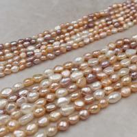 Perles nacres baroques de culture d'eau douce , perle d'eau douce cultivée, DIY & multiple tailles pour le choix, couleurs mélangées, 5-6mm7-8mm, Vendu par brin