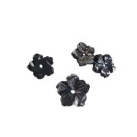 Black Shell Beads Carved DIY Sold By Bag