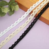 Lace Trim & Ribbon, Cotton, knit, DIY & different styles for choice, more colors for choice, 10mm, Sold By Yard