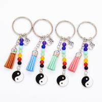 Zinc Alloy Key Clasp with Natural Stone plated & 3D 32mm Sold By Set