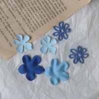 Tibetan Style Flower Pendants, petals, painted, other effects, more colors for choice, 50PCs/Bag, Sold By Bag