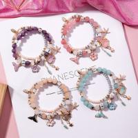 Crystal Bracelets with Zinc Alloy portable & cute 5cm Sold By Strand