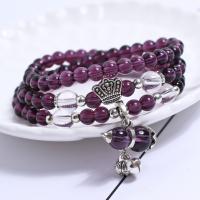 Wrap Bracelet, Crystal, portable, more colors for choice, 52cmuff0c6mm, Sold By Strand