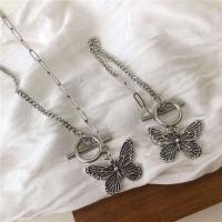 Titanstahl Halskette, Schmetterling, plattiert, für Frau, keine, 170,500mm, verkauft von Strang