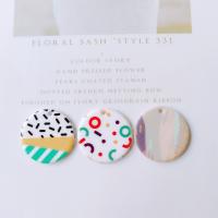 Acrylic Pendants, DIY, more colors for choice, 20PCs/Bag, Sold By Bag