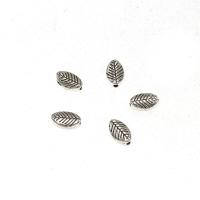 Zinc Alloy Jewelry Beads Ellipse antique silver color plated DIY nickel lead & cadmium free 28*3mm Approx 1mm Sold By Lot