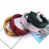 Hair Bands, Cloth, Geometrical Pattern, cross & different styles for choice & for woman, more colors for choice, 140-160mm, Sold By PC