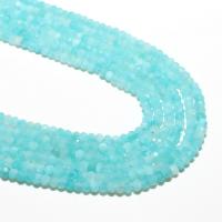 Amazonit Perlen, rund, natürlich, DIY & facettierte, hellblau, 2*3mm, ca. 125PCs/Strang, verkauft von Strang