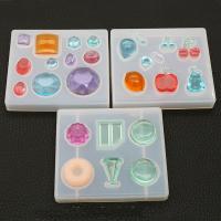 DIY Epoxy Mold Set, Silicone, Fruit, plated, durable & different size for choice, more colors for choice, Sold By PC