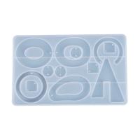 DIY Epoxy Mold Set, Silicone, Rectangle, plated, durable, 155x95mm, Sold By PC