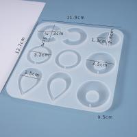 DIY Epoxy Mold Set, Silicone, Square, plated, durable, 119x127x5mm, Sold By PC