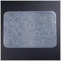 DIY Epoxy Mold Set, Silicone, Rectangle, plated, durable, 144x100x4mm, Sold By PC