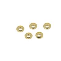 Brass Spacer Beads, Flat Round, gold color plated, different size for choice, 20PCs/Lot, Sold By Lot
