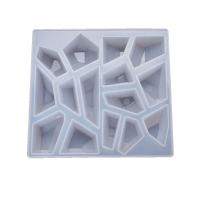 Conjunto de moldes epóxi DIY, silicone, Irregular, banhado, Sustentável, 130x120x25mm, vendido por PC