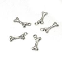 Tibetan Style Pendants, Dog Bone, antique silver color plated, DIY, 12x8x3mm, Hole:Approx 1.5mm, Approx 1000PCs/KG, Sold By KG