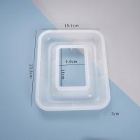 DIY مجموعة قوالب الايبوكسي, سيليكون, مربع, مطلي, المستدامه, 191x236x30mm, تباع بواسطة PC