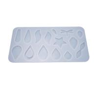 Conjunto de moldes epóxi DIY, silicone, Retângulo, banhado, Sustentável, 286x148x8mm, vendido por PC