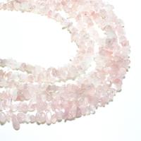Chips de pierres précieuses, quartz rose, Irrégulière, naturel, DIY, rose clair, 5*8mm, Environ 57PC/brin, Vendu par brin