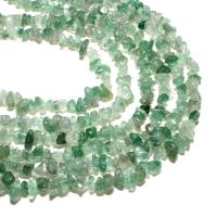Gemstone фишки, зеленый кварц, Нерегулярные, натуральный, DIY, зеленый, 5*8mm, Приблизительно 57ПК/Strand, продается Strand