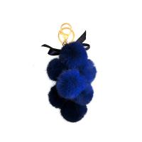 Tibetan Style Key Clasp, Plush, with PP Cotton, plated, fashion jewelry & Unisex, more colors for choice, 170x80mm, Sold By PC