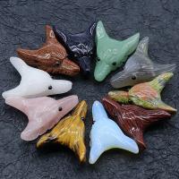 Gemstone Pendants Jewelry, Quartz, Animal, Carved, DIY & different styles for choice, more colors for choice, Sold By PC