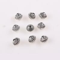 Tibetan Style Jewelry Beads, Gear Wheel, antique silver color plated, DIY, nickel, lead & cadmium free, 7.5x6.5mm, Hole:Approx 1.6mm, 50PCs/Bag, Sold By Bag