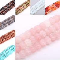 Mischedelstein Perlen, Naturstein, Kürbis, poliert, unterschiedliche Farbe und Muster für die Wahl & DIY, keine, 8*12uff0c10*12mm, verkauft von Strang