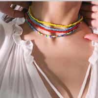 Semilla de cristal collar de perlas, Seedbead, Joyería, más colores para la opción,  30cm+10cm, 10PCs/Bolsa, Vendido por Bolsa