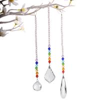 Hanging Ornaments Clear Quartz polished DIY Sold By PC
