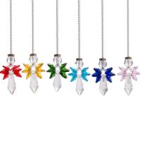 Ornamentos pendurados, Cristal branco, polido, Sustentável & DIY, Mais cores pare escolha, 195mm, vendido por PC