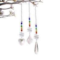 Hanging Ornaments, Clear Quartz, polished, durable & DIY & different styles for choice, more colors for choice, Sold By PC