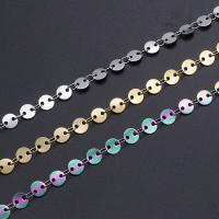 Stainless Steel Bar Chain, plated, DIY, more colors for choice, 5mm, Sold Per 39.37 Inch Strand