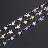 Stainless Steel Bar Chain, plated, DIY, more colors for choice, Sold By Strand