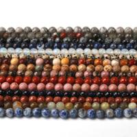 Perles bijoux en pierres gemmes, pierre gemme, Rond, poli, différents matériaux pour le choix & normes différentes pour le choix & facettes, plus de couleurs à choisir, Vendu par Environ 15 pouce brin