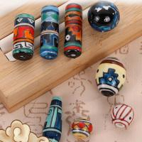Printing Porcelain Beads, polished, DIY, more colors for choice, 50PC/Bag, Sold By Bag