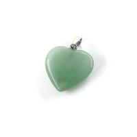 Gemstone Pendants Jewelry, Jade White, DIY, more colors for choice, 20x20x6mm, Sold By PC