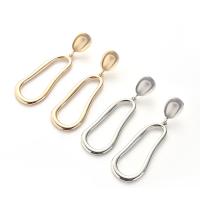 Zinc Alloy Drop Earrings portable & fashion jewelry 6.5cm Sold By Pair
