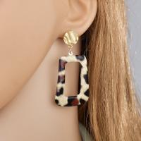 Tibetan Style Drop Earrings, portable & fashion jewelry, more colors for choice, Sold By Pair